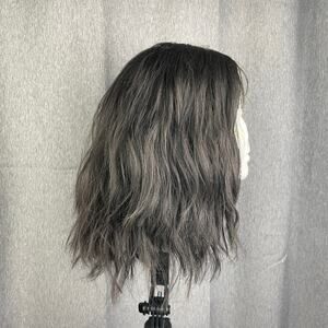 Midway Bobbi Boss Dark Gray Wavy Short Hair Wig